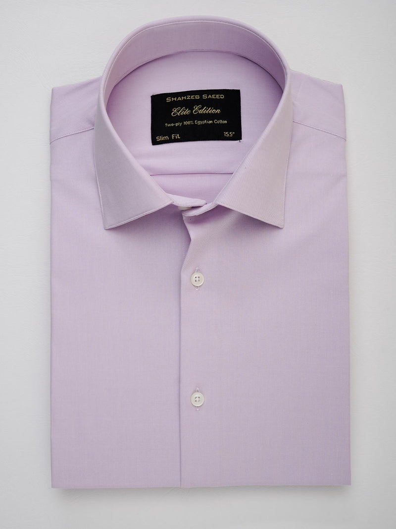 Light Purple Plain, Elite Edition, French Collar Men’s Formal Shirt (FS-100)