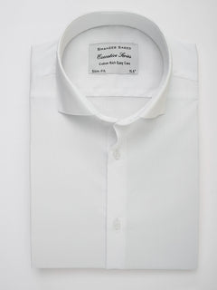 White Self Striped, Executive Series, Cutaway Collar Men’s Formal Shirt (FS-102)