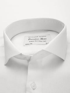 White Self, Executive Series, Cutaway Collar Men’s Formal Shirt (FS-105)