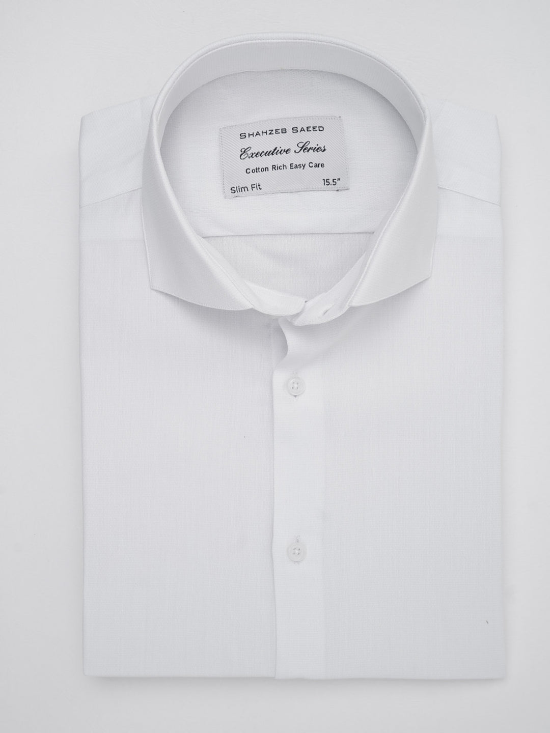 White Self, Executive Series, Cutaway Collar Men’s Formal Shirt (FS-120)