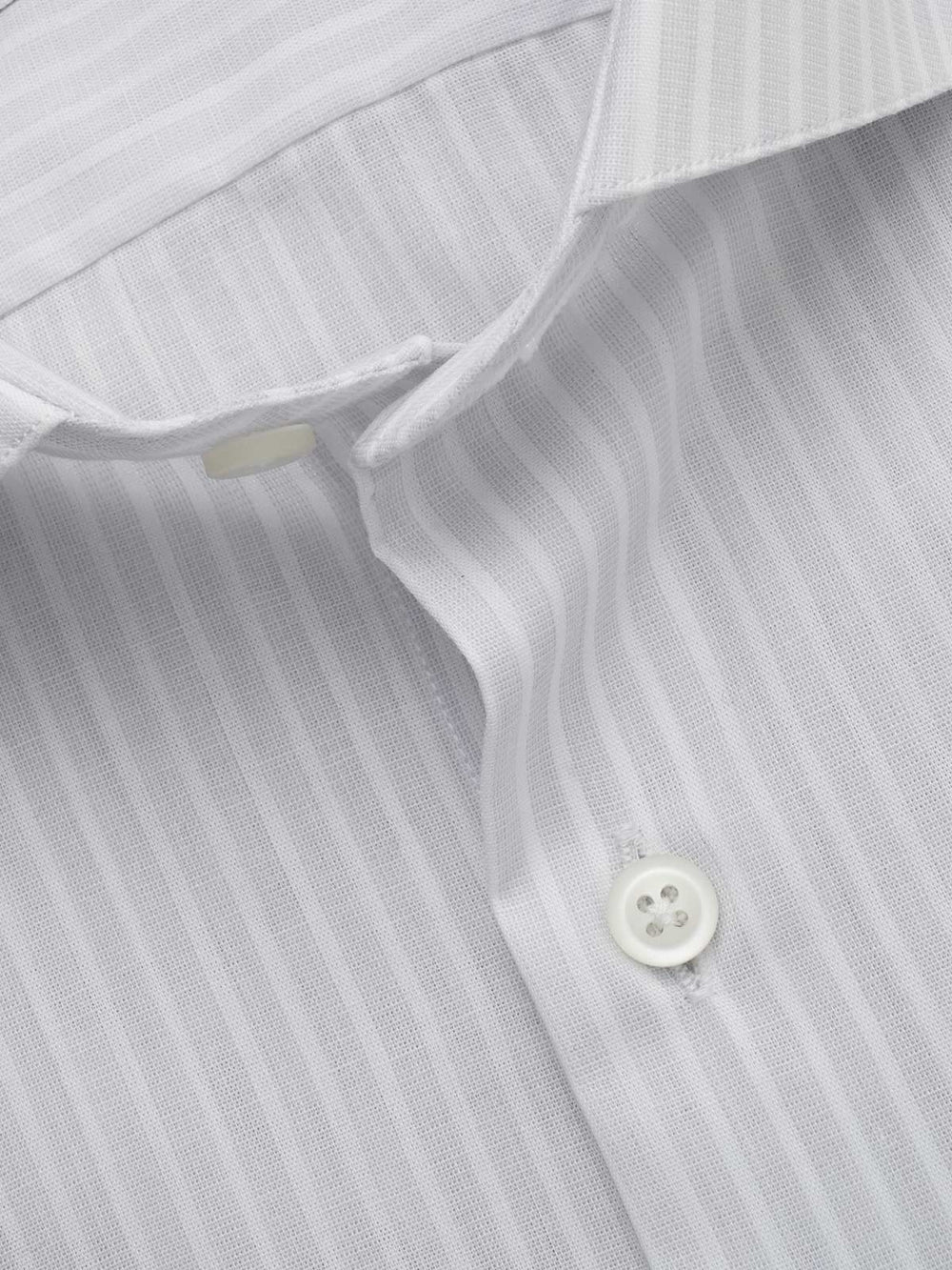 Light Grey Self Striped, Executive Series, Cutaway Collar Men’s Formal Shirt (FS-127)