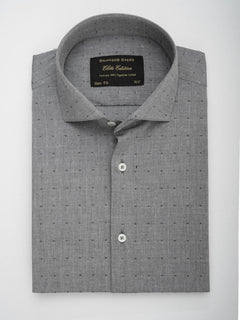 Grey Self, Elite Edition, Cutaway Collar Men’s Formal Shirt (FS-141)