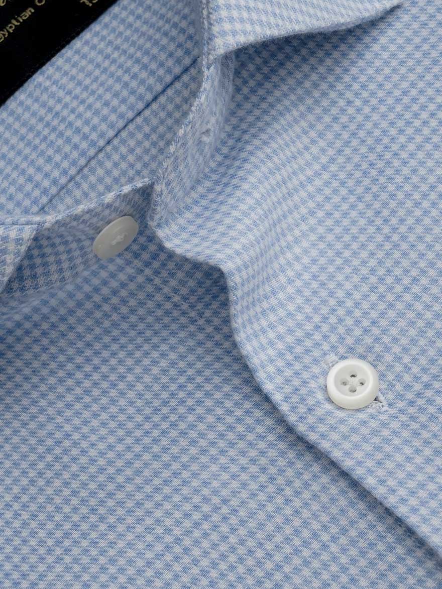 Light Blue Self, Elite Edition, Cutaway Collar Men’s Formal Shirt (FS-158)