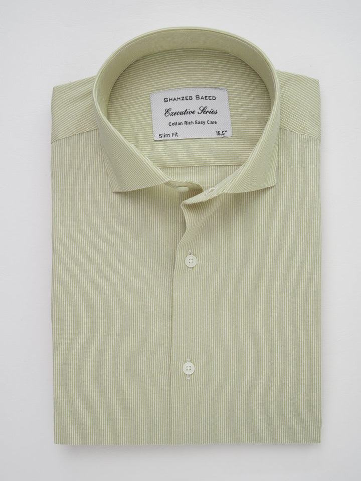 Light Fawn Striped, Executive Series, Cutaway Collar Men’s Formal Shirt (FS-165)