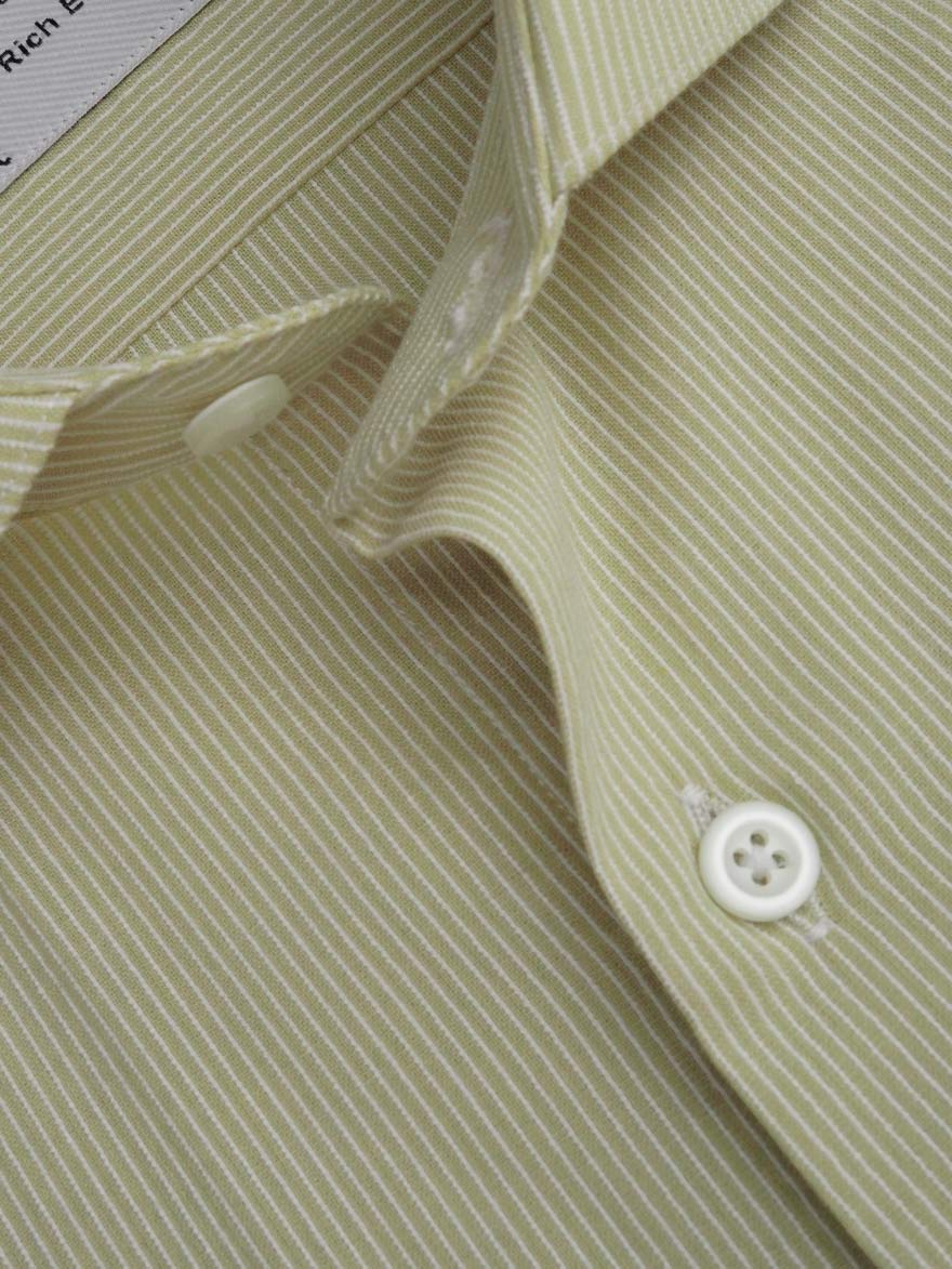 Light Fawn Striped, Executive Series, Cutaway Collar Men’s Formal Shirt (FS-165)