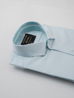 Ice Blue Self, Elite Edition, Spread Collar Men’s Designer Formal Shirt (FS-177)