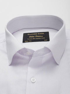 Light Pink Striped, Elite Edition, French Collar Men’s Formal Shirt (FS-018)