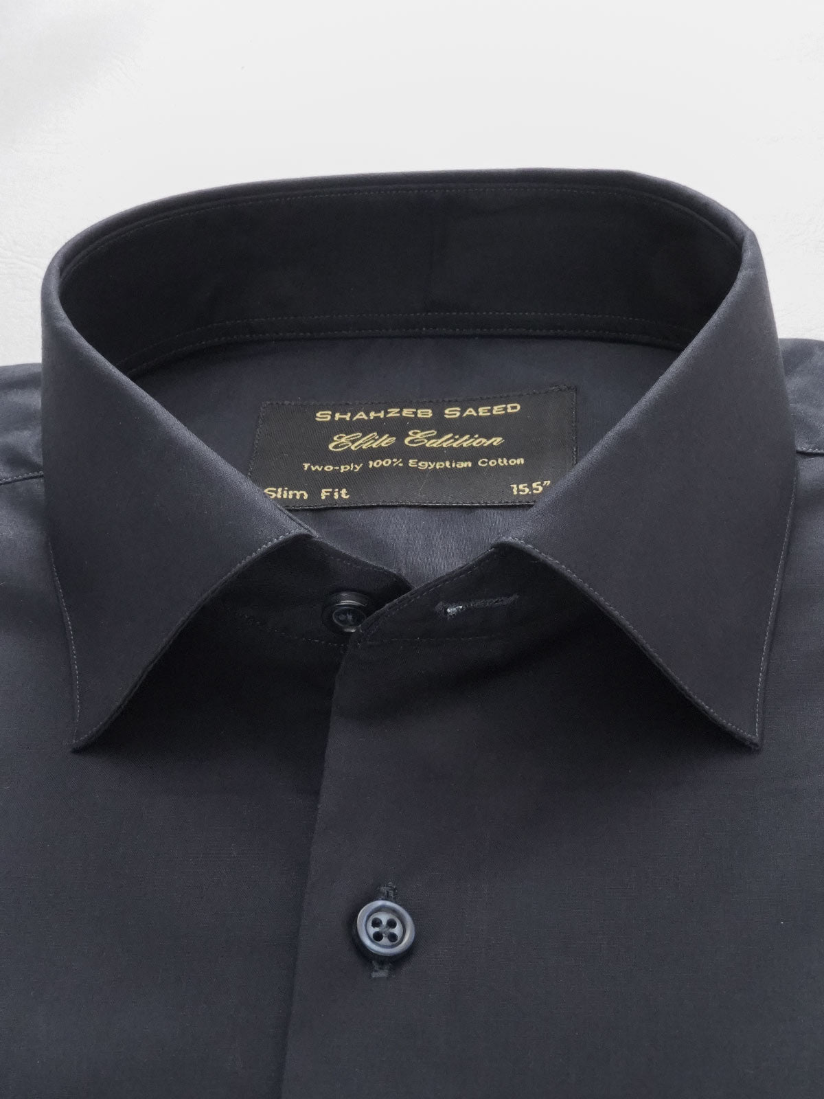 Dark Blue Plain, Elite Edition, French Collar Men’s Formal Shirt (FS-183)