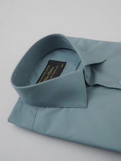 Greyish Blue Plain, Elite Edition, French Collar Men’s Formal Shirt (FS-192)