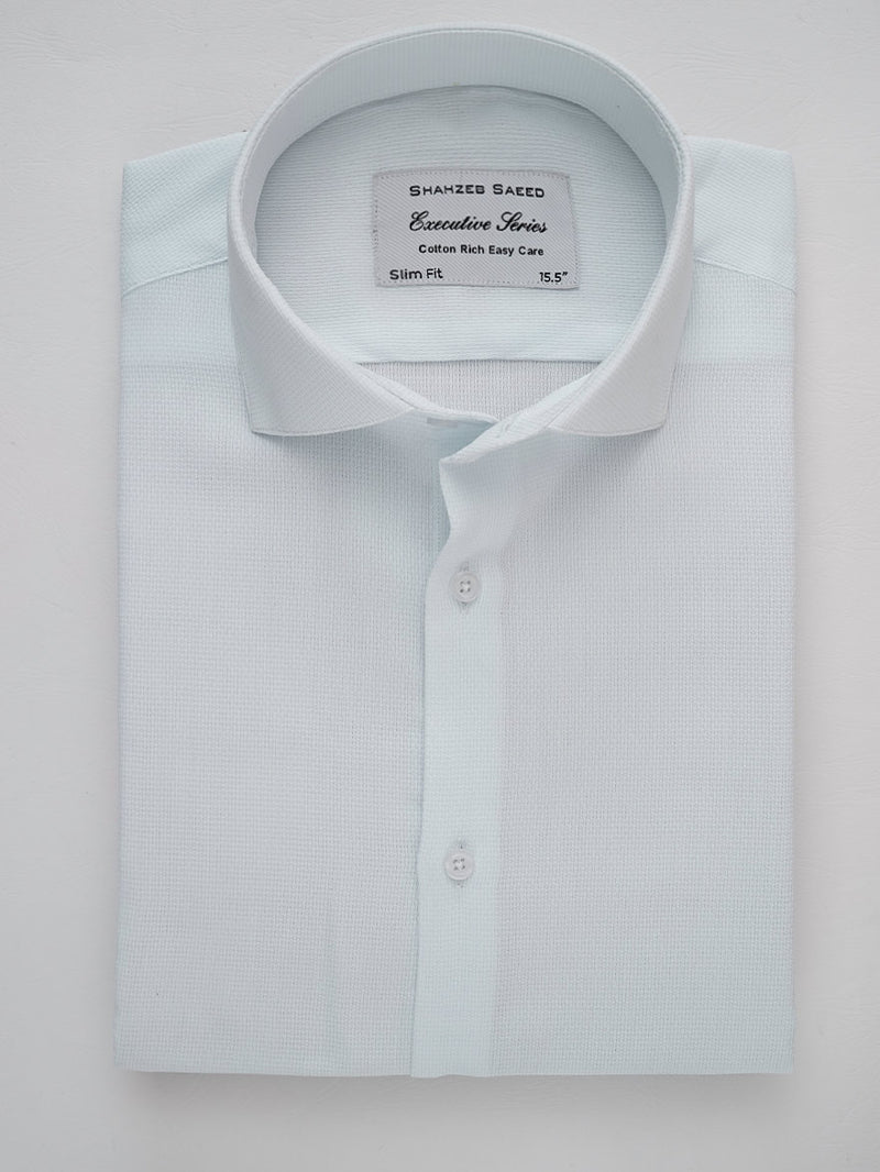 Ice Blue self, Executive Series, Cutaway Collar Men’s Formal Shirt (FS-200)