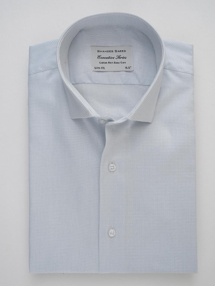 Light Grey Self, Executive Series, Spread Collar Men’s Formal Shirt (FS-202)