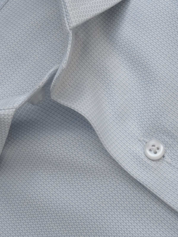 Light Grey Self, Executive Series, Spread Collar Men’s Formal Shirt (FS-202)