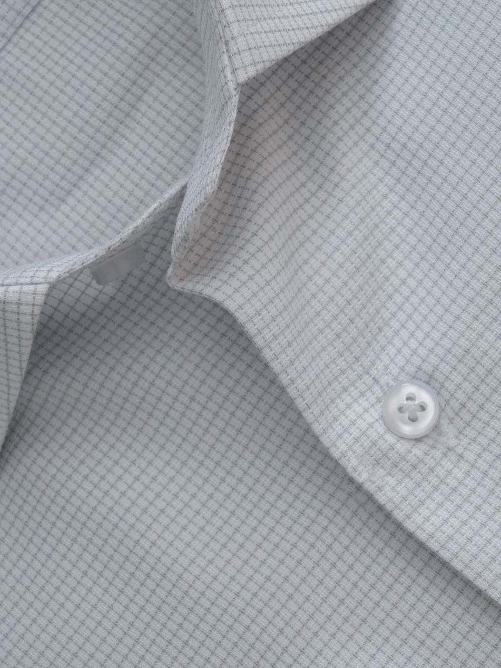 Light Grey Self, Executive Series, Spread Collar Men’s Formal Shirt (FS-207)