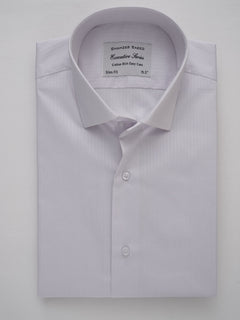 Light Pink Self Striped, Executive Series, French Collar Men’s Formal Shirt (FS-208)