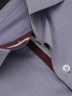 Light Purple Self, Elite Edition, French Collar Men’s Designer Formal Shirt (FS-225)