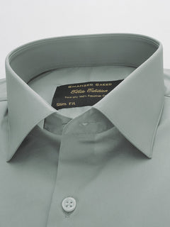 Grey Plain, Elite Edition, French Collar Men’s Formal Shirt (FS-235)