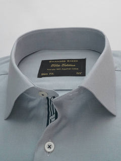 Grey Self, Elite Edition, French Collar Men’s Designer Formal Shirt (FS-244)