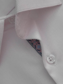 Baby Pink Self, Elite Edition, French Collar Men’s Designer Formal Shirt (FS-246)