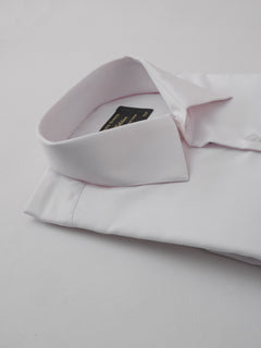 Baby Pink Self, Elite Edition, French Collar Men’s Designer Formal Shirt (FS-246)