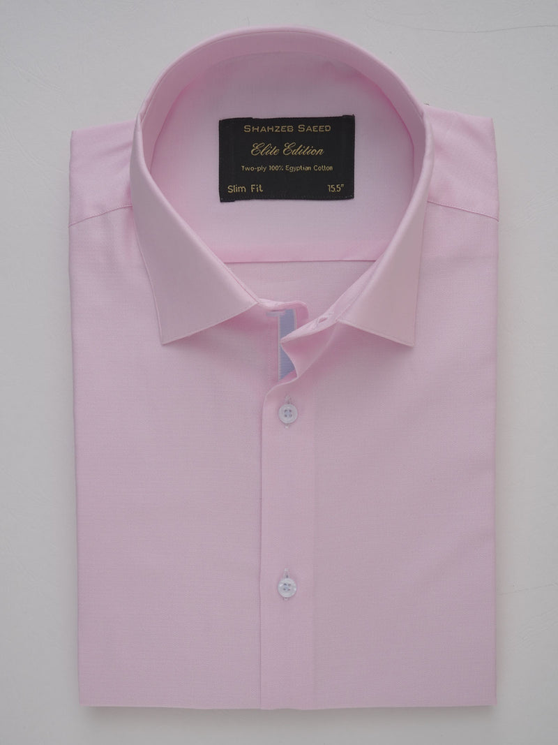 Light Pink Self, Elite Edition, French Collar Men’s Designer Formal Shirt (FS-249)