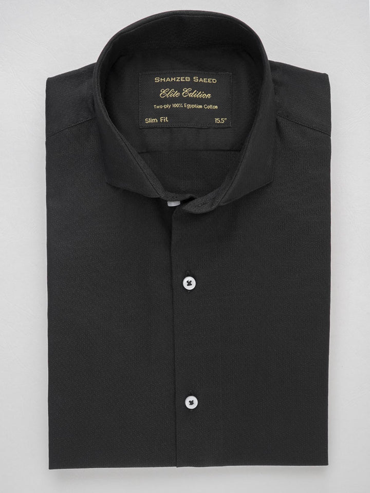 Black Self, Elite Edition, Cutaway Collar Men’s Formal Shirt (FS-264)