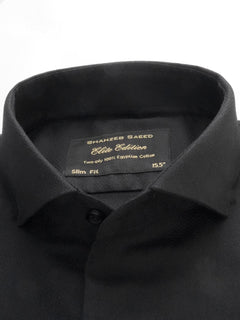 Black Self, Elite Edition, Cutaway Collar Men’s Formal Shirt (FS-266)