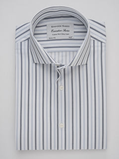 Multi Color Striped, Executive Series, Cutaway Collar Men’s Formal Shirt (FS-277)