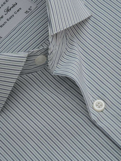 Multi Color Striped, Executive Series, Cutaway Collar Men’s Formal Shirt (FS-281)