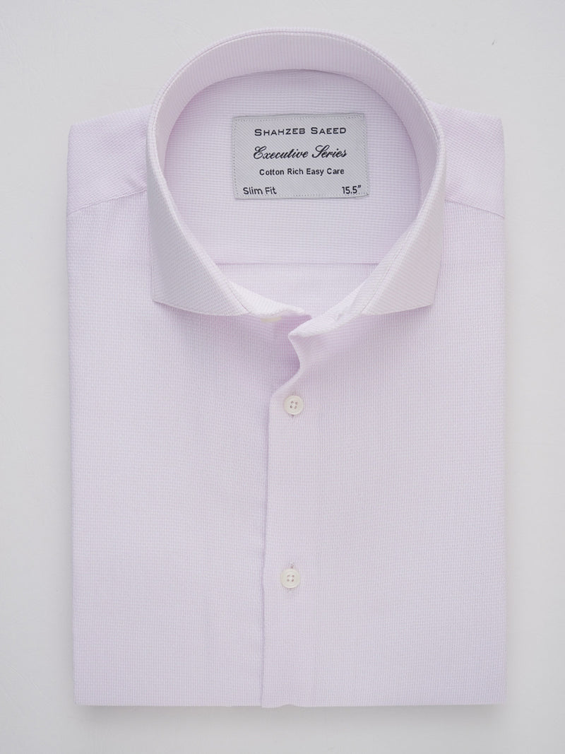 Baby Pink Self, Executive Series, Cutaway Collar Men’s Formal Shirt (FS-284)