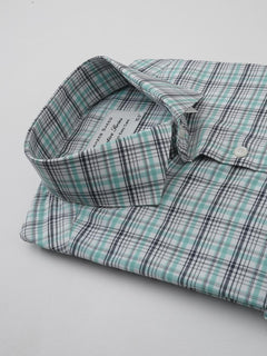 Multi Color Micro Checkered, Executive Series, Cutaway Collar Men’s Formal Shirt (FS-285)