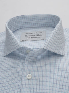 Multi Color Micro Checkered, Executive Series, Cutaway Collar Men’s Formal Shirt (FS-288)