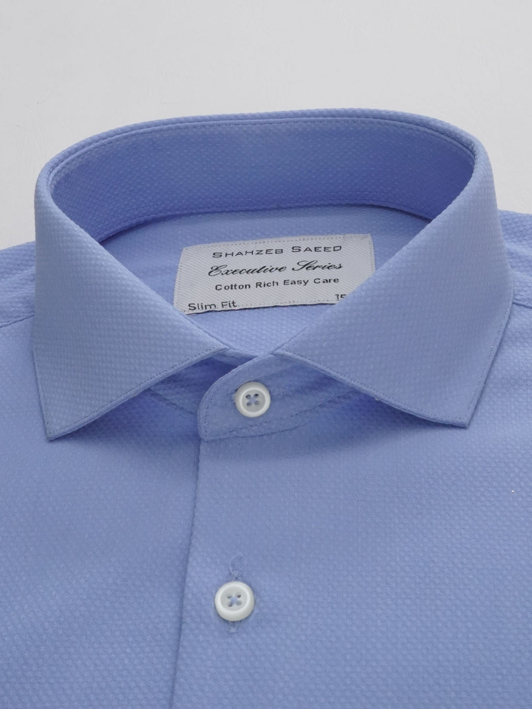 Ink Blue Self, Executive Series, Cutaway Collar Men’s Formal Shirt (FS-289)