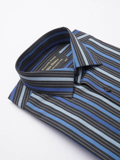 Multi Color Striped, Elite Edition, French Collar Men’s Formal Shirt (FS-302)