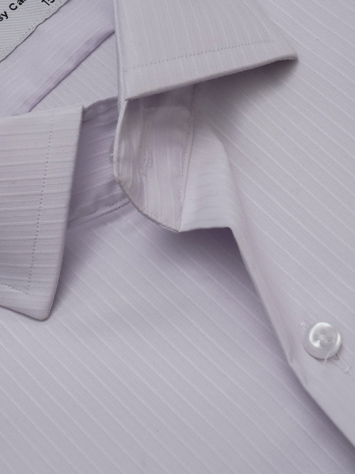 Light Purple Self Striped, Executive Series, French Collar Men’s Formal Shirt (FS-306)