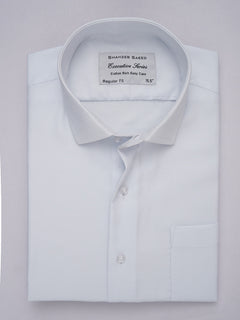 Ice Blue Self, Executive Series, Spread Collar Men’s Formal Shirt (FS-309)