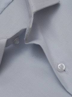 Ice Blue Self, Executive Series, Spread Collar Men’s Formal Shirt (FS-309)