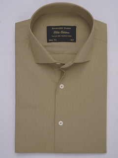 Mustard Plain, Elite Edition, Cutaway Collar Men’s Formal Shirt (FS-328)