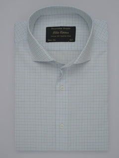 Multi Color Micro Checkered, Elite Edition, Cutaway Collar Men’s Formal Shirt (FS-351)