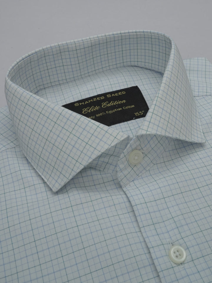 Multi Color Micro Checkered, Elite Edition, Cutaway Collar Men’s Formal Shirt (FS-351)