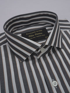 Multi Color Striped, Elite Edition, Cutaway Collar Men’s Formal Shirt (FS-361)