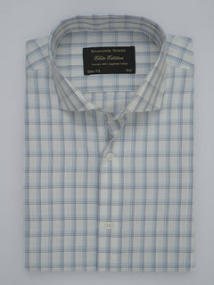 Multi Color Checkered, Elite Edition, Cutaway Collar Men’s Formal Shirt (FS-372)