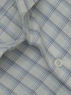 Multi Color Checkered, Elite Edition, Cutaway Collar Men’s Formal Shirt (FS-372)