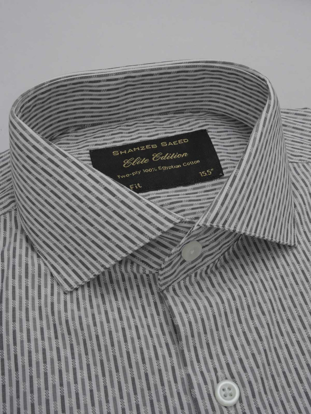 Multi Color Striped, Elite Edition, Cutaway Collar Men’s Formal Shirt (FS-381)