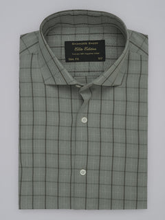 Multi Color Checkered, Elite Edition, Cutaway Collar Men’s Formal Shirt (FS-386)