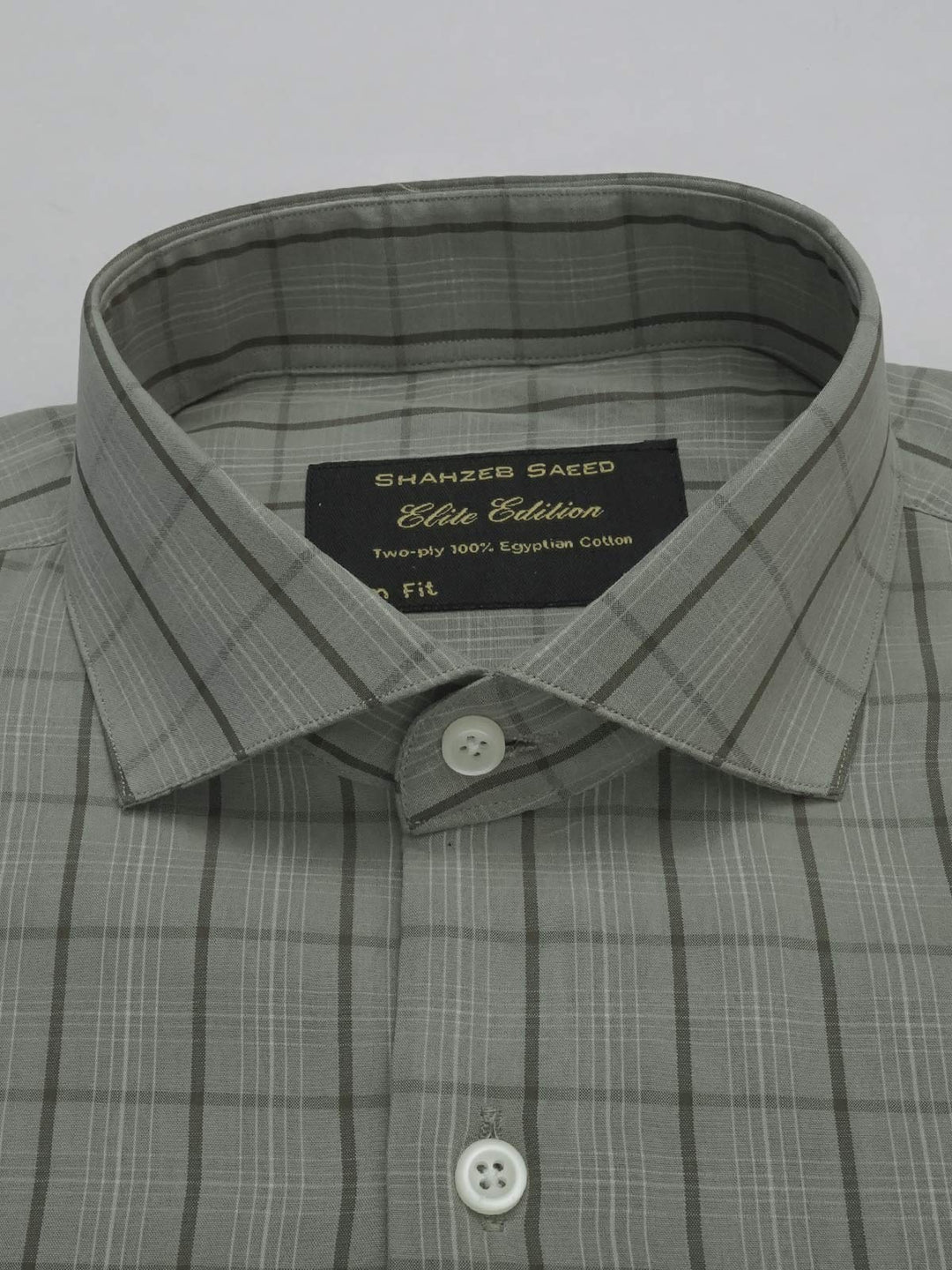 Multi Color Checkered, Elite Edition, Cutaway Collar Men’s Formal Shirt (FS-386)