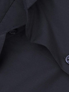 Navy Blue Plain, Elite Edition, Cutaway Collar Men’s Formal Shirt (FS-387)