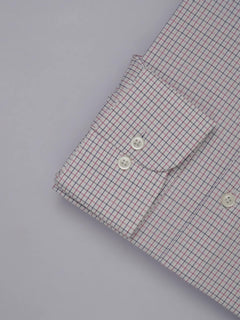 Multi Color Micro Checkered, Elite Edition, French Collar Men’s Formal Shirt (FS-436)