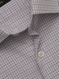 Multi Color Micro Checkered, Elite Edition, French Collar Men’s Formal Shirt (FS-436)