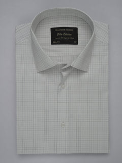 Multi Color Self Micro Checkered, Elite Edition, French Collar Men’s Formal Shirt (FS-440)