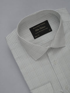 Multi Color Self Micro Checkered, Elite Edition, French Collar Men’s Formal Shirt (FS-440)